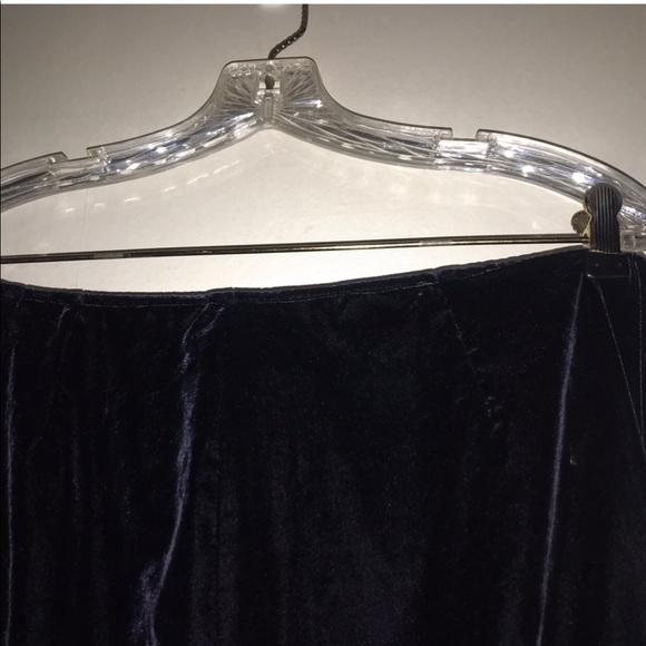 New DUE per DUE for HSN Velvet Pants size 16 Dark Navy Black Holiday Christmas - Picture 4 of 16